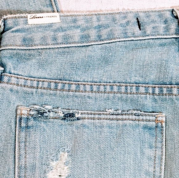 LOVERS + FRIENDS High-Rise Tapered Distressed Jeans in Siena Size 26 - Picture 10 of 16